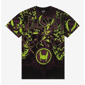 Marvel Men's Loki God Of Mischief T-Shirt Size M